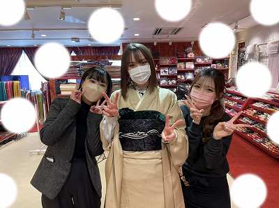 【TAKAZEN梅田本店】♡24日　ヴィンテージレトロお振袖姫ちゃん♡