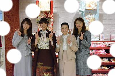 成人式　前撮り　梅田