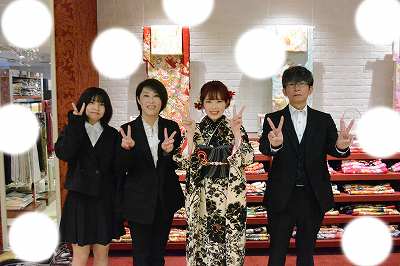 成人式　前撮り　梅田