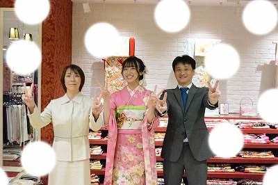 成人式　前撮り　梅田