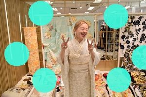 ヴｨンテージ　くすみ　振袖レンタル