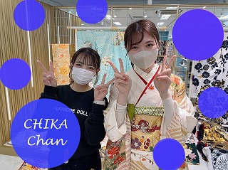 ♡【TAKAZEN心斎橋店】03日　なんばの上品白地古典の2023年成人お振袖姫ちゃん♡