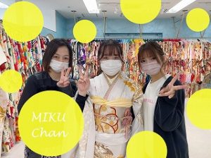 古典　くすみ　振袖レンタル