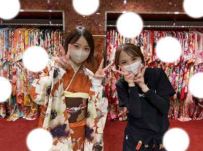 【TAKAZEN梅田本店】♡22日　中村リサちゃん振袖姫ちゃん♡