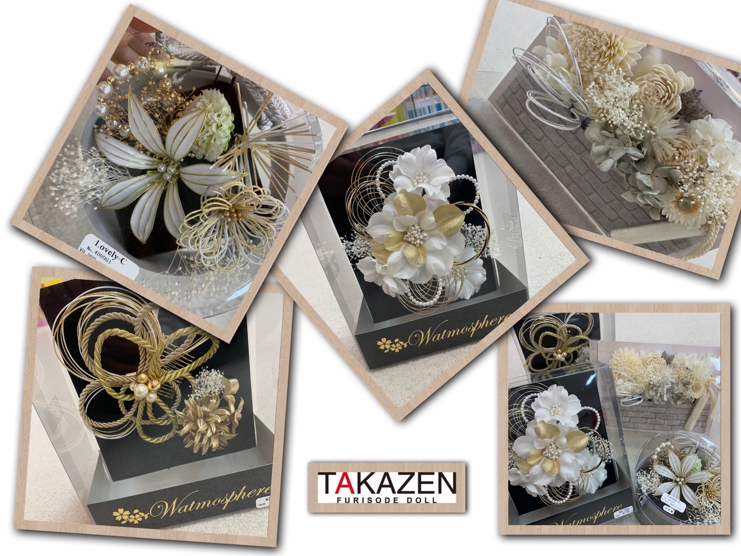 TAKAZEN　タカゼン　髪飾り　水引き　ドライフラワー　振袖　成人式　購入