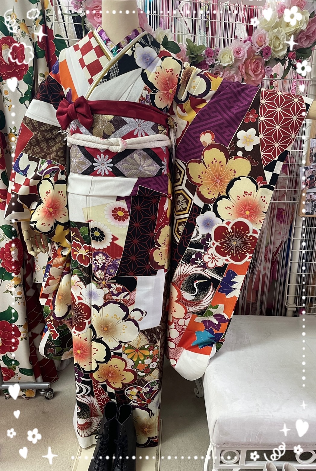 【TAKAZEN奈良店】モダンなレトロ古典のお振袖紹介♡