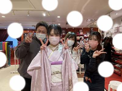 【TAKAZEN梅田店】♡1日　くすみ色お振袖姫ちゃん♡