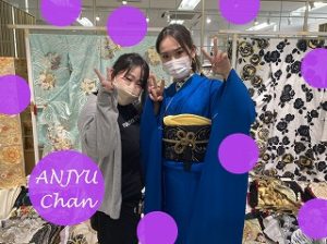ヴｨンテージ　くすみ　振袖レンタル