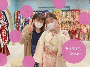 レトロ　フリル　振袖レンタル