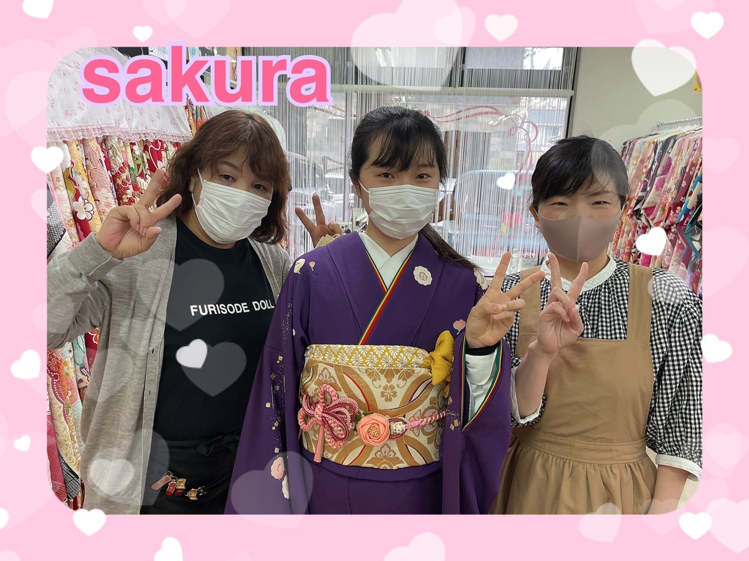 【TAKAZEN奈良店】２４日♡ママのお振袖で可愛いフォトプラン姫ちゃん♡