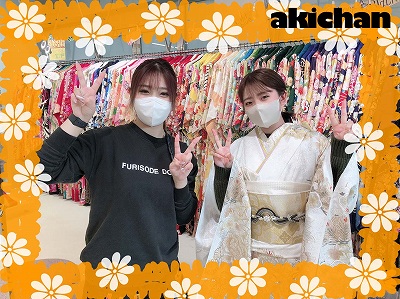 ♡【TAKAZEN堺店】10日　2023年成人！カワイイ古典柄＆モード系の振袖姫ちゃん♡