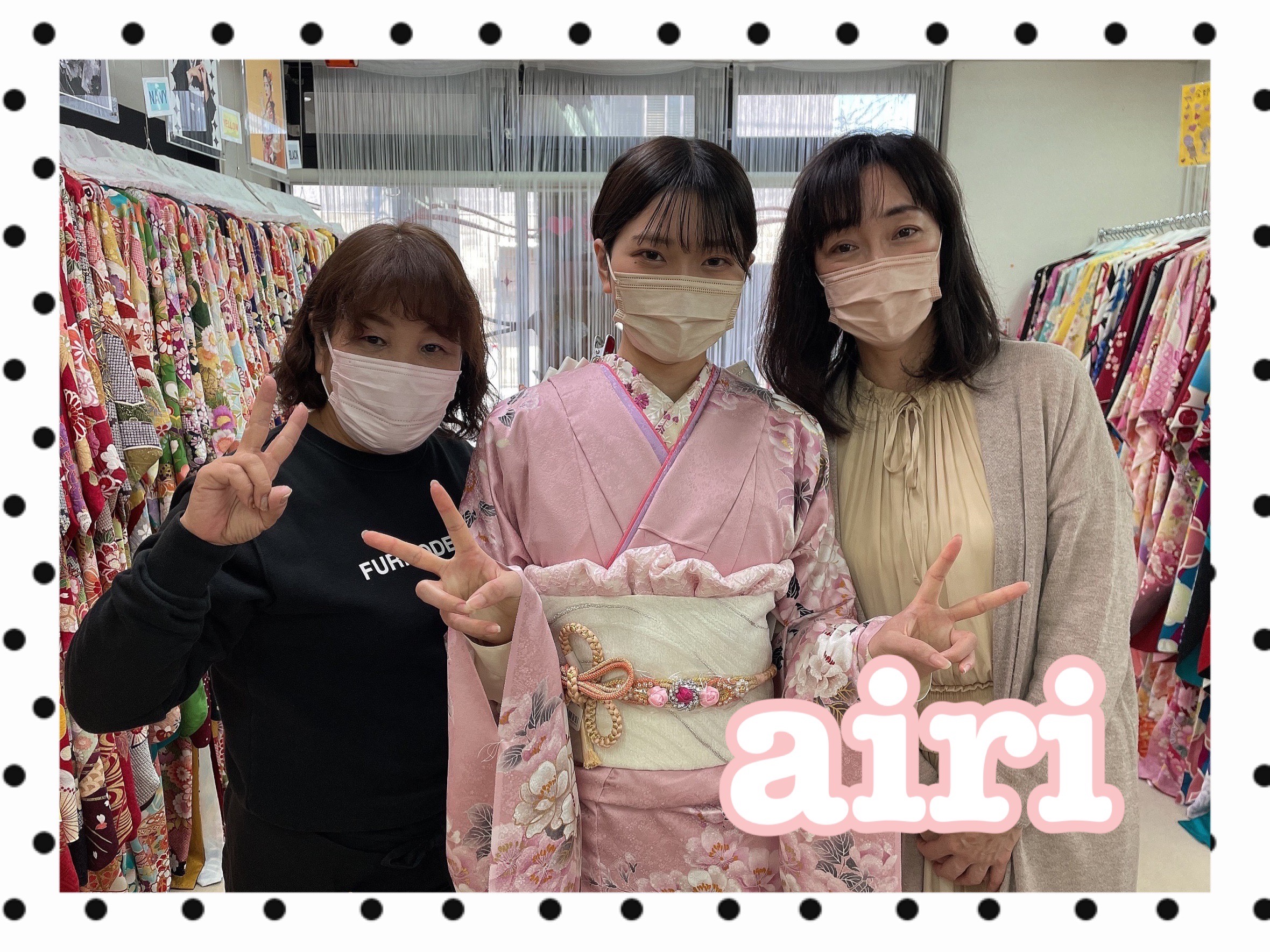 【TAKAZEN奈良店】９日♡２０２３年＆２０２４年成人のオシャレで可愛い姫ちゃん♡