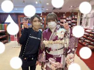 ちいぽぽ　振袖　オシャレ