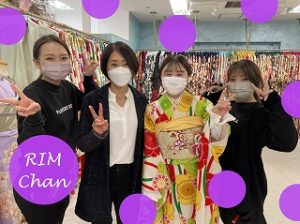 レトロ　フリル　振袖レンタル