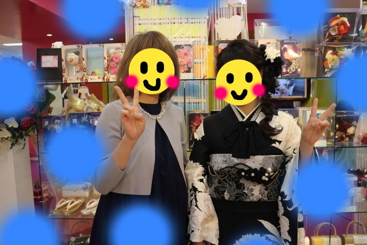 TAKAZEN　タカゼン　黒色　派手　キラキラ　振袖　成人式　レンタル