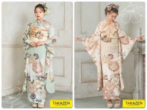 TAKAZEN　タカゼン　ヘップバーン　ひなへっぷ　派手　キラキラ　振袖　成人式　レンタル