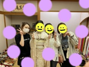 TAKAZEN　タカゼン　　くすみ　イマドキ　かわいい　振袖　成人式　レンタル