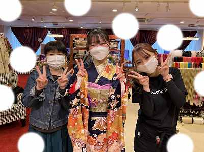 【TAKAZEN梅田本店】♡8日　古典柄お振袖姫ちゃん♡