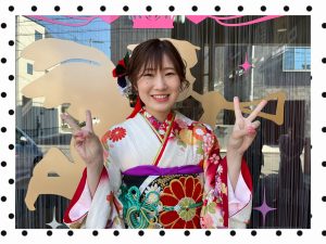 成人式　振袖　レンタル　奈良　前撮り　成人式ヘア　前撮りヘア