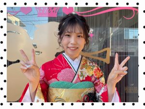 成人式　振袖　レンタル　奈良　前撮り　成人式ヘア　前撮りヘア