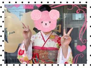 成人式　振袖　レンタル　奈良　前撮り　成人式ヘア　前撮りヘア