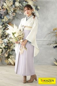 淡色女子袴　かわいい