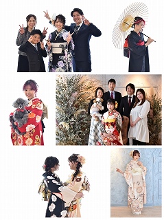 持ち込み　古典柄　写真　振袖レンタル