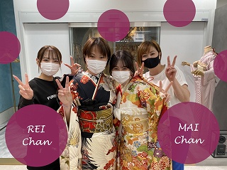 ヴインテージ　古典　振袖レンタル