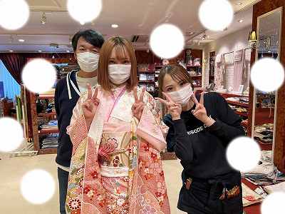 【TAKAZEN梅田本店】♡5日　本日のお振袖姫ちゃん♡