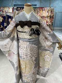 着付け　振袖　成人式