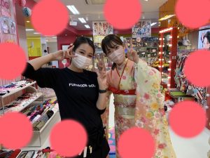 TAKAZEN　タカゼン　古典　ピンク　黄色　振袖　成人式　レンタル