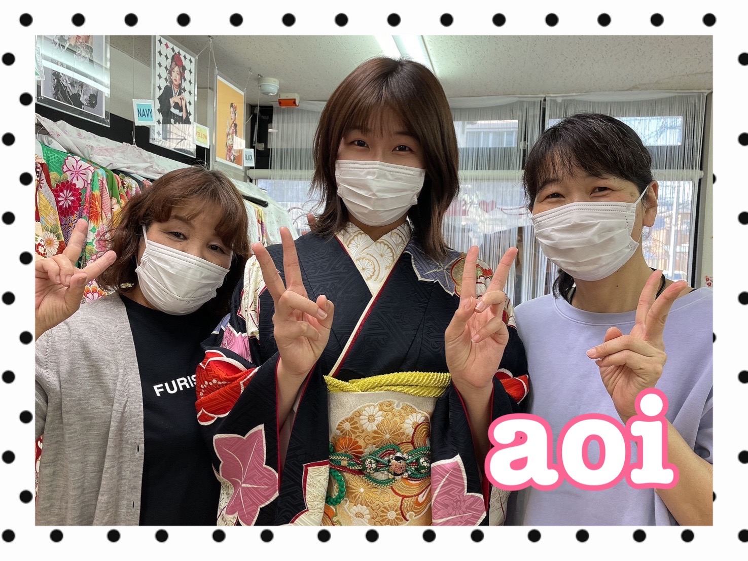【TAKAZEN奈良店】１９日♡２０２４年成人の古典柄振袖で可愛い姫ちゃん♡