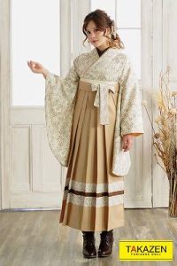 卒業式　袴　くすみ