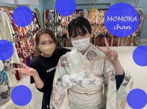 ヴｨンテージ　くすみ　振袖レンタル