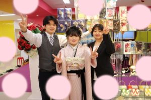 TAKAZEN　タカゼン　くすみ　イマドキ　振袖　成人式　レンタル