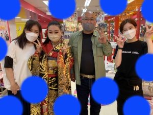 神戸　成人式　振袖　レンタル　モード　キラキラ　派手　かっこいい 虎