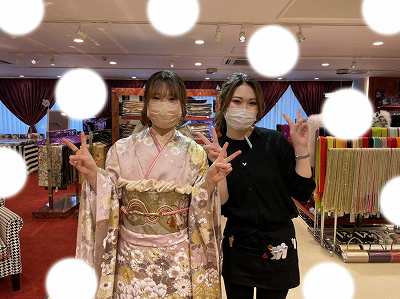 【TAKAZEN梅田本店】♡7日　イマドキ古典柄お振袖姫ちゃん♡