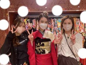 渋い 振袖