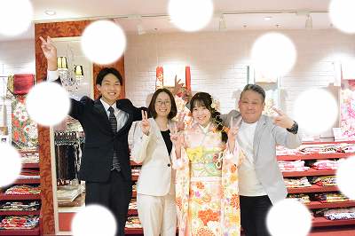 振袖　前撮り　梅田　