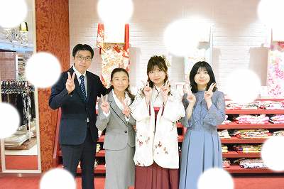 卒業式　袴　前撮り