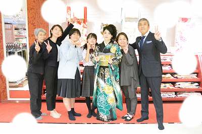 成人式　前撮り　梅田
