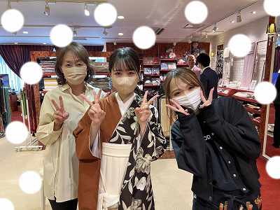【TAKAZEN梅田本店】♡3日　イマドキくすみ系袴＆お振袖姫ちゃん♡