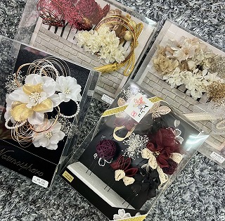 【TAKAZEN奈良店】新作髪飾り大量入荷いたしました♡