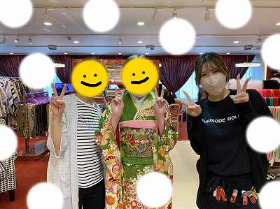 おでかけ 振袖 結婚式