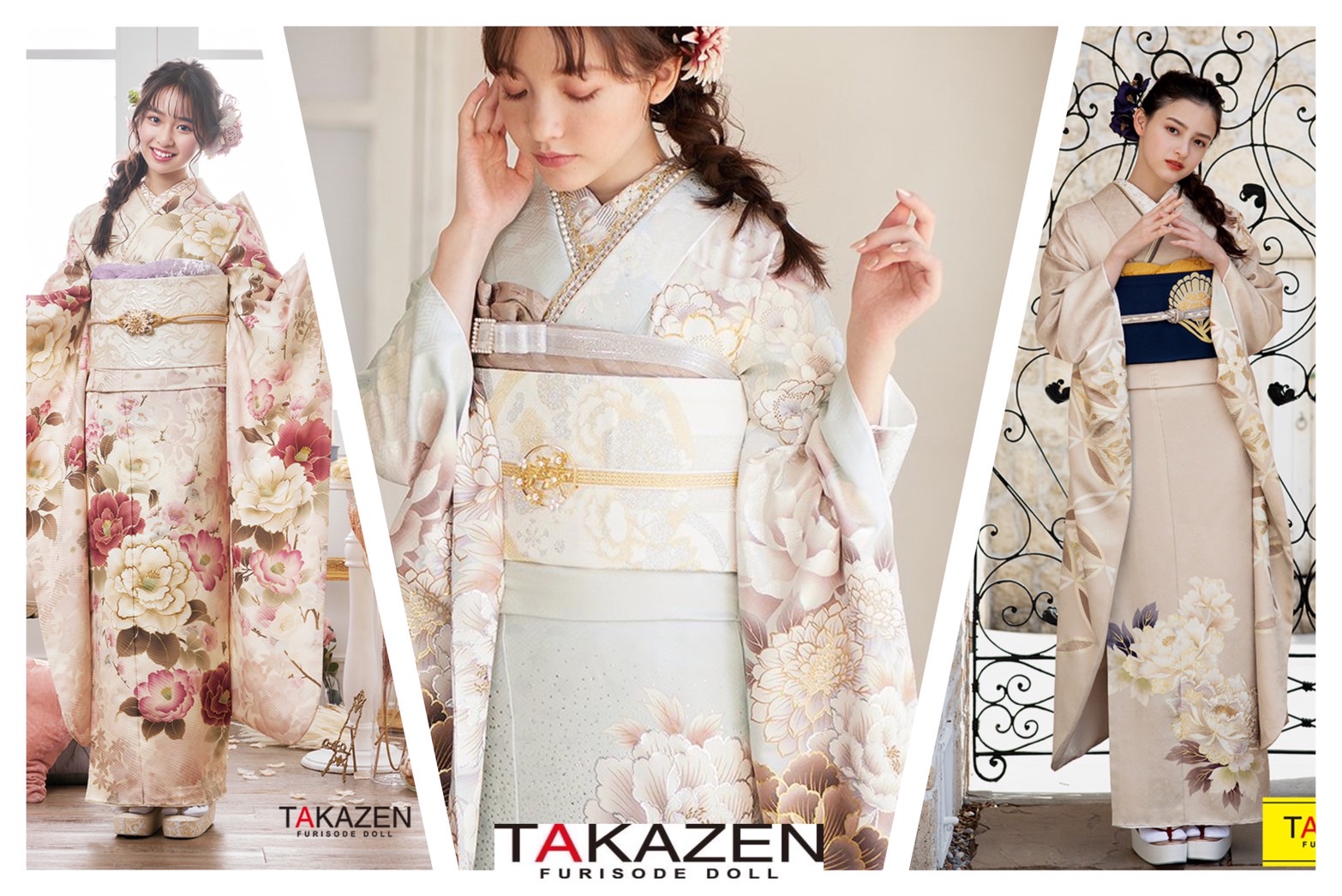 【TAKAZEN神戸店】イマドキな大人気の可愛い淡色系くすみカラーのお振袖ご紹介♡