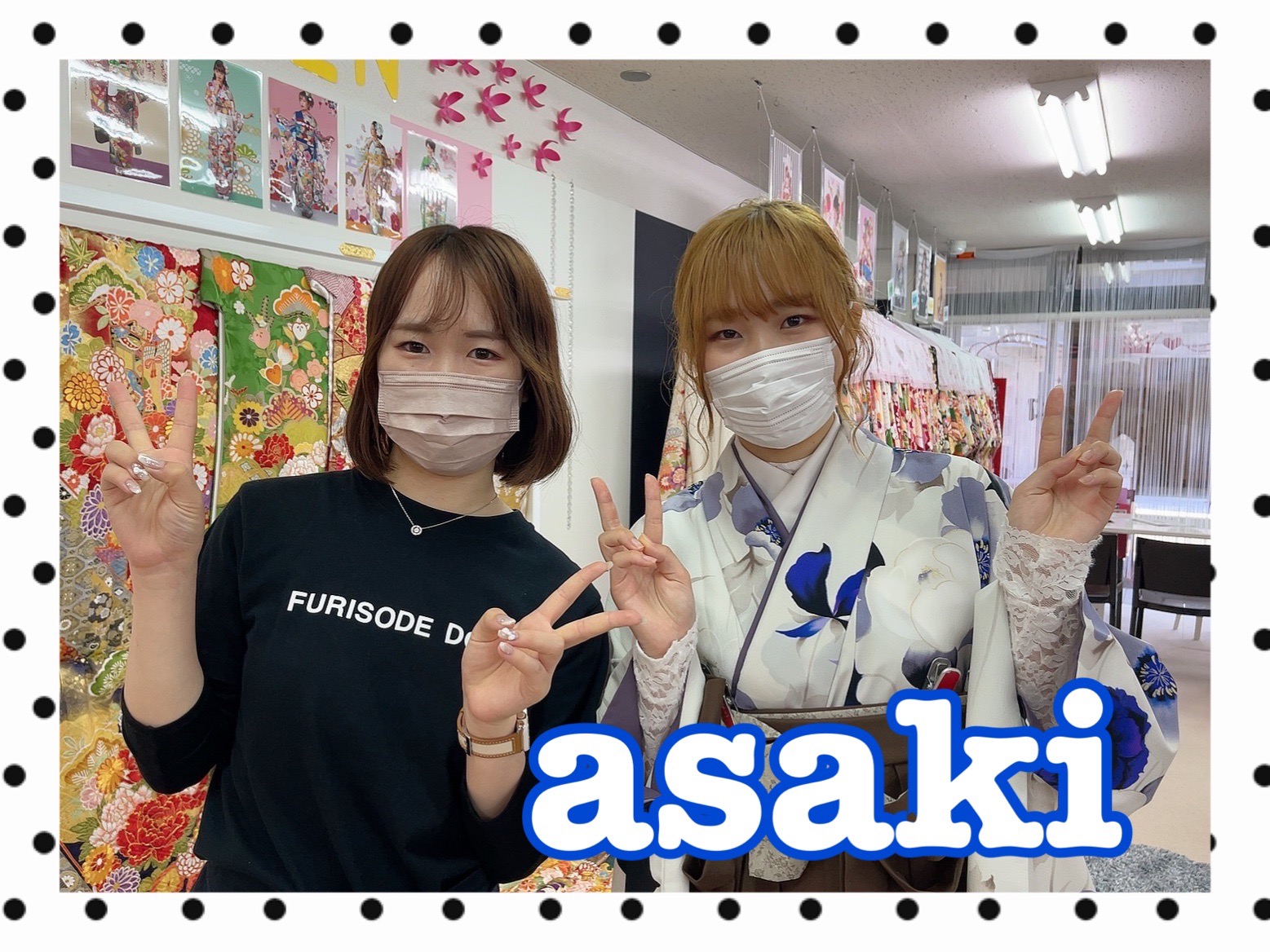 【TAKAZEN奈良店】２２日♡イマドキくすみカラーの袴で２０２３年卒業の可愛い姫ちゃん♡