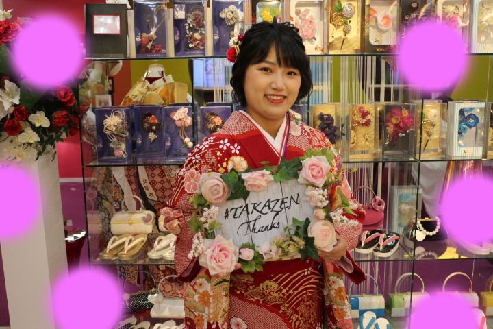 前撮り　振袖　TAKAZEN