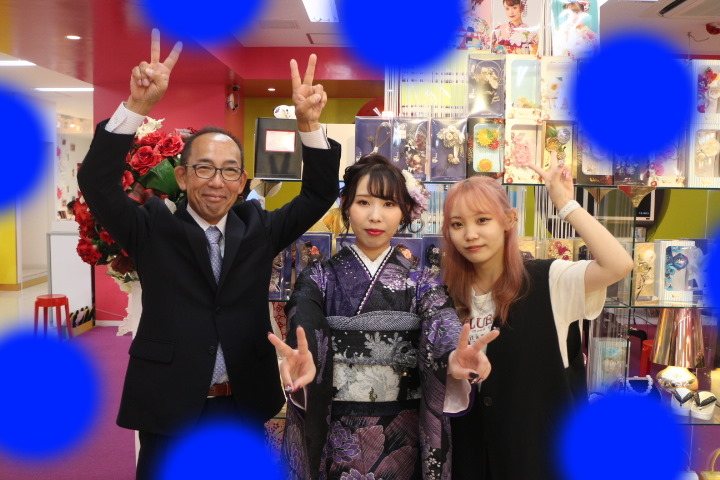 TAKAZEN神戸店　前撮り撮影会　イマドキ　カワイイ　コディネート　モード　振袖レンタル