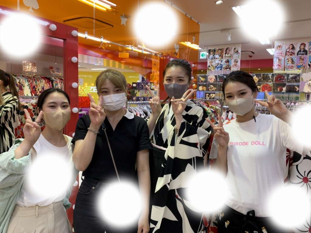 TAKAZEN神戸店　前イマドキ　カワイイ　コディネート　袴　TAKAZEN神戸店