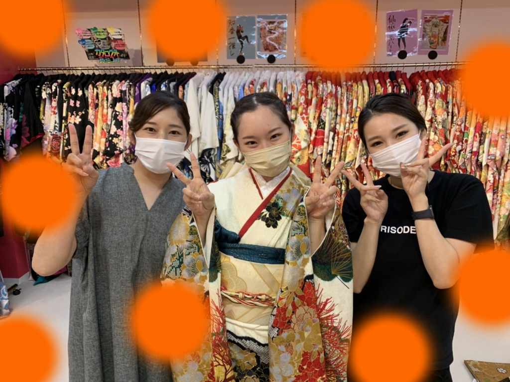 TAKAZEN神戸店　前撮り撮影会　イマドキ　カワイイ　コディネート　モード　振袖レンタル　